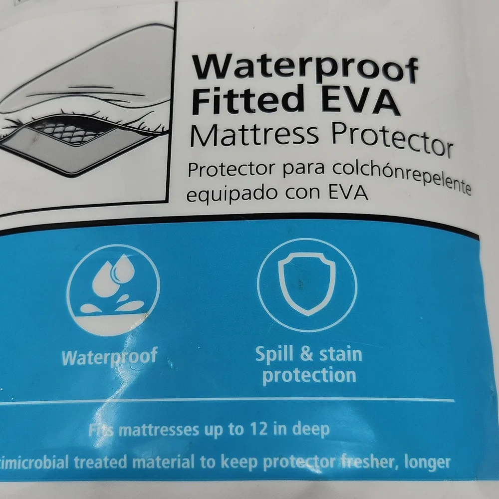 Mainstays Waterproof Fitted Mattress Protector King Size